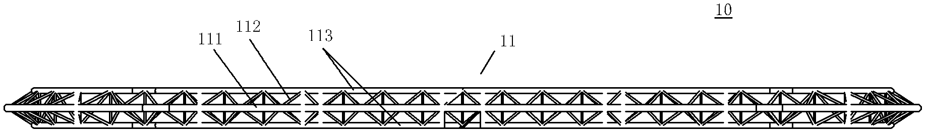 Carriage stepped unloading method after expanding large-span truss structure