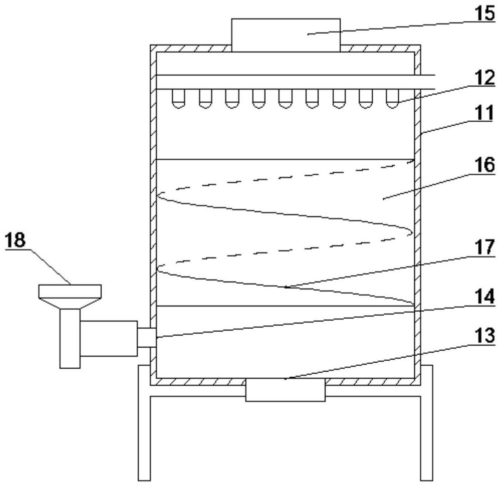 High-efficiency heat exchange type cooling circulating water system and working method thereof