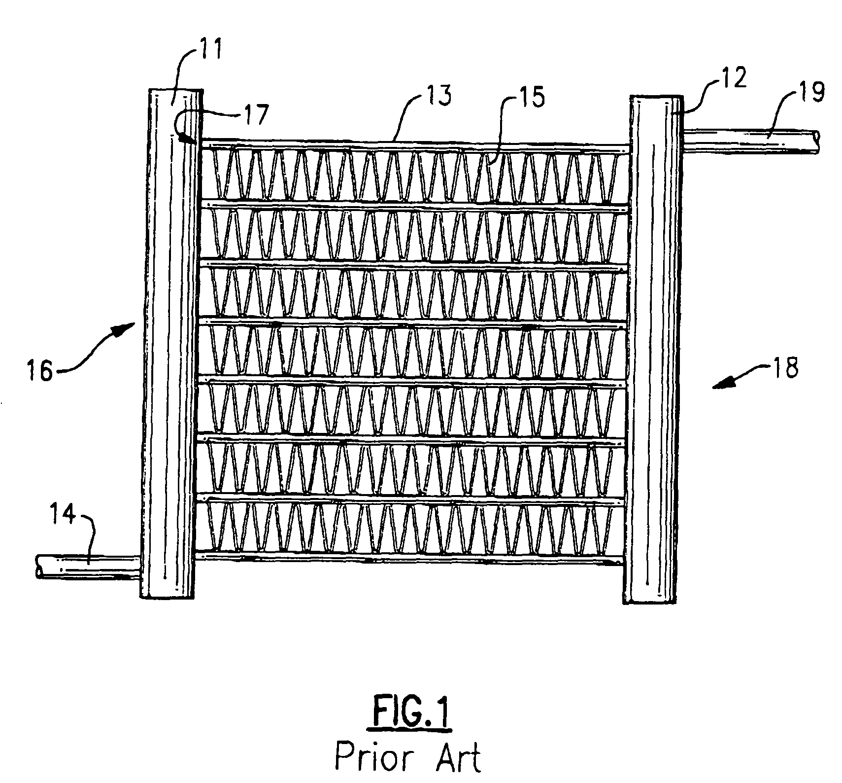 Parallel flow evaporator with spiral inlet manifold