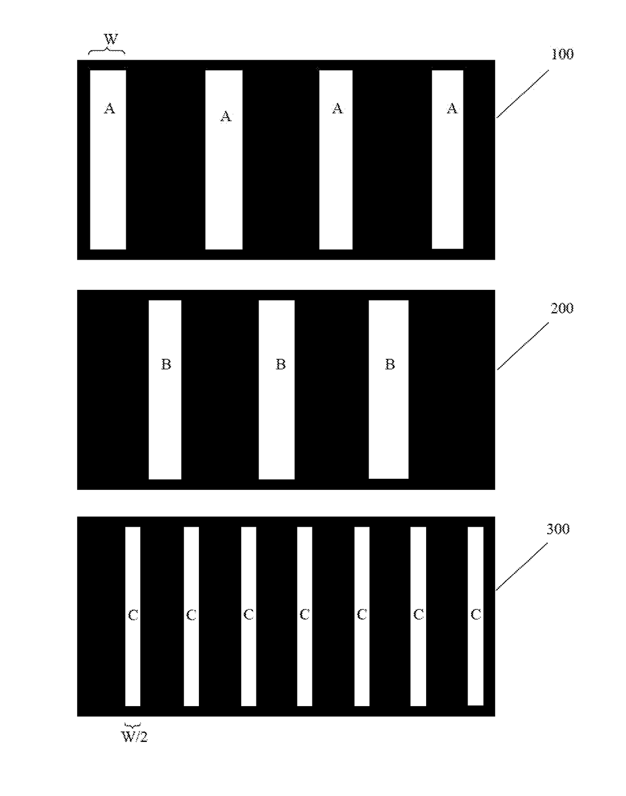 Mask group and method for fabricating an organic luminescence layer, display panel and driving method