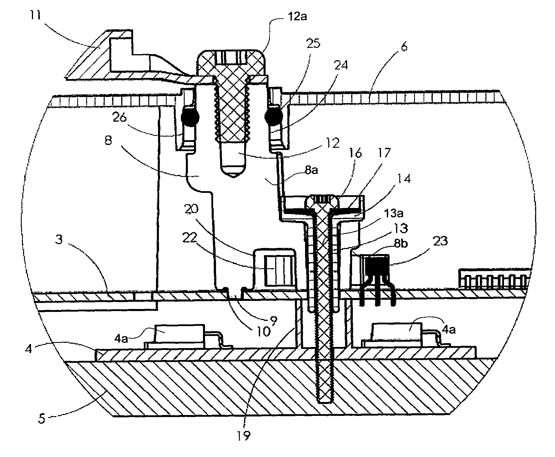 Power terminal and a unit comprising such power terminal