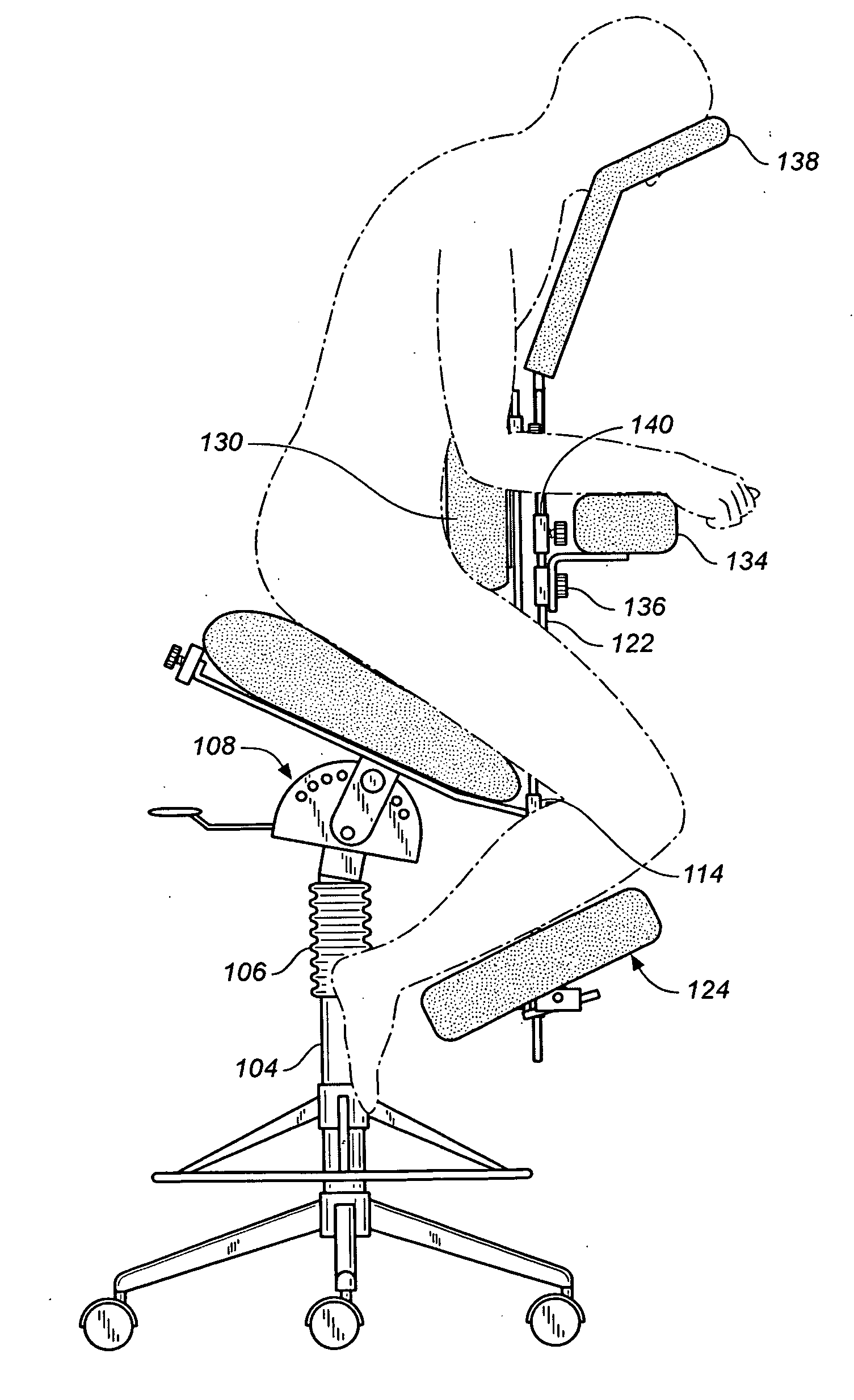 Modular ergonomic chair