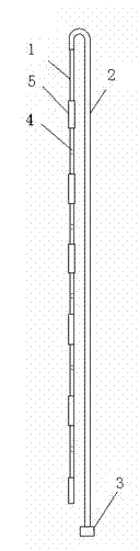 Method for removing impurity oxide layer from polluted accelerating tube