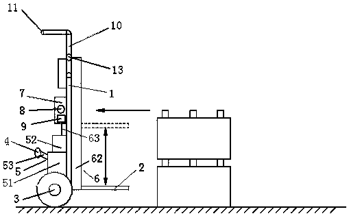 Capacitor maintenance conveying platform and application method thereof