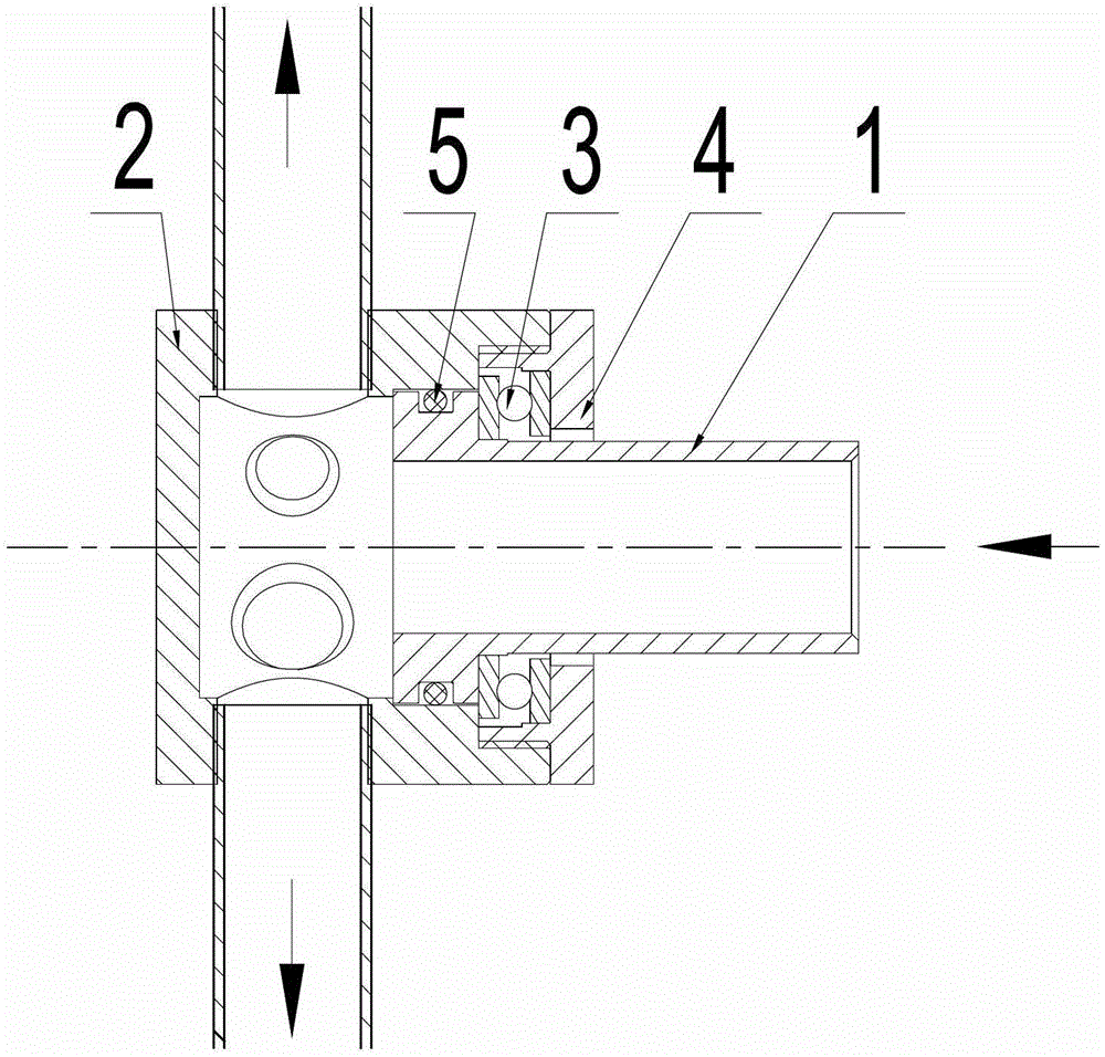 Rotation type foam fire suppression device