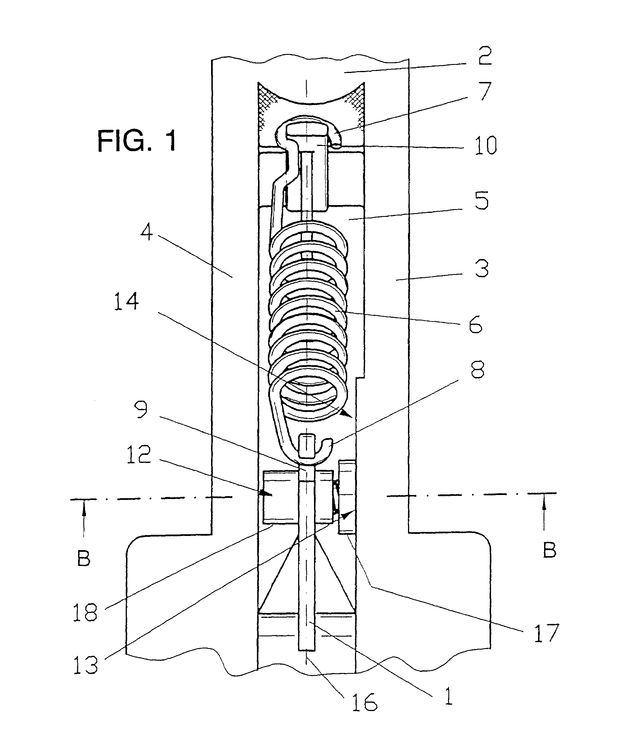 Return device for the pedals of a motor vehicle