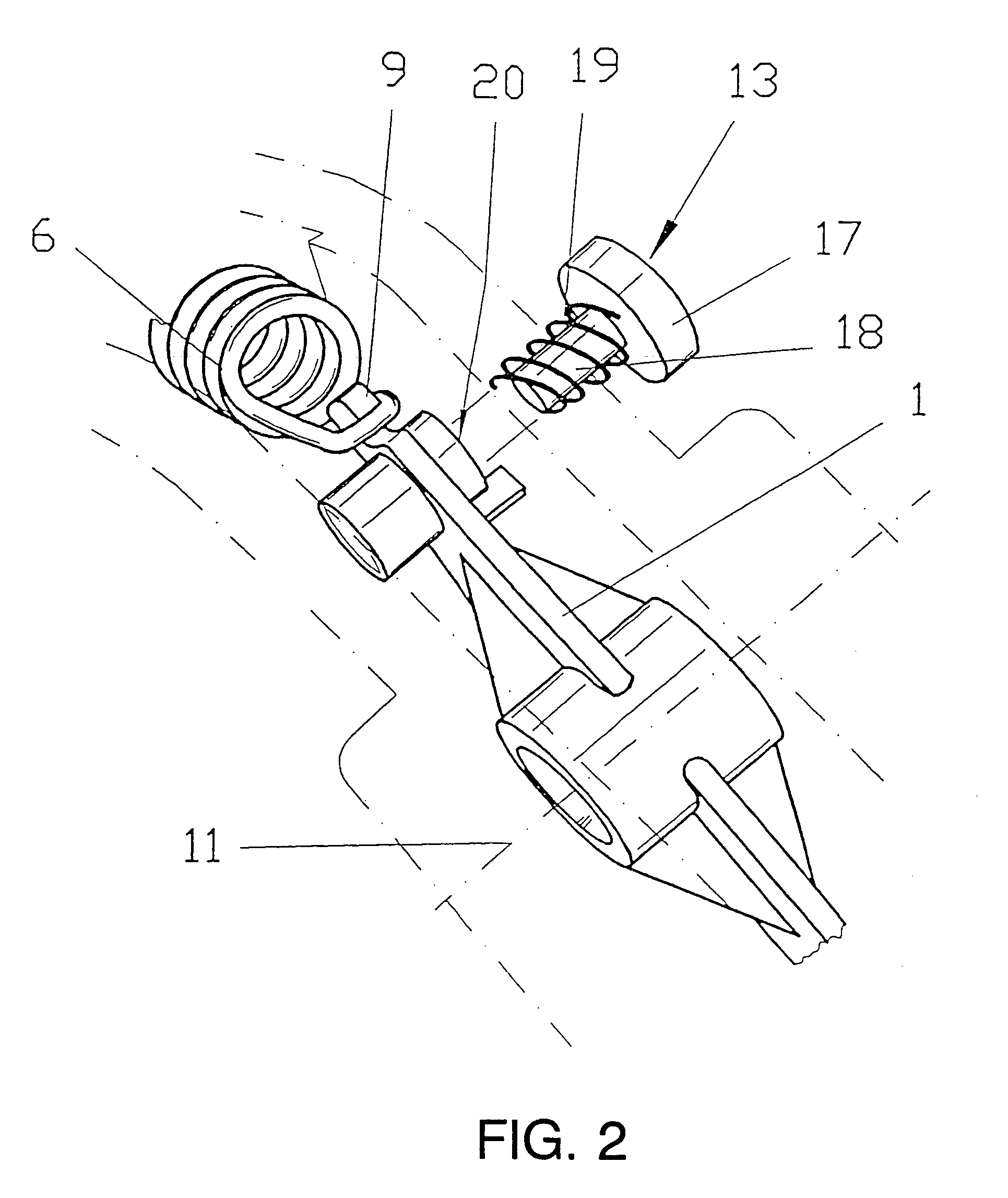 Return device for the pedals of a motor vehicle