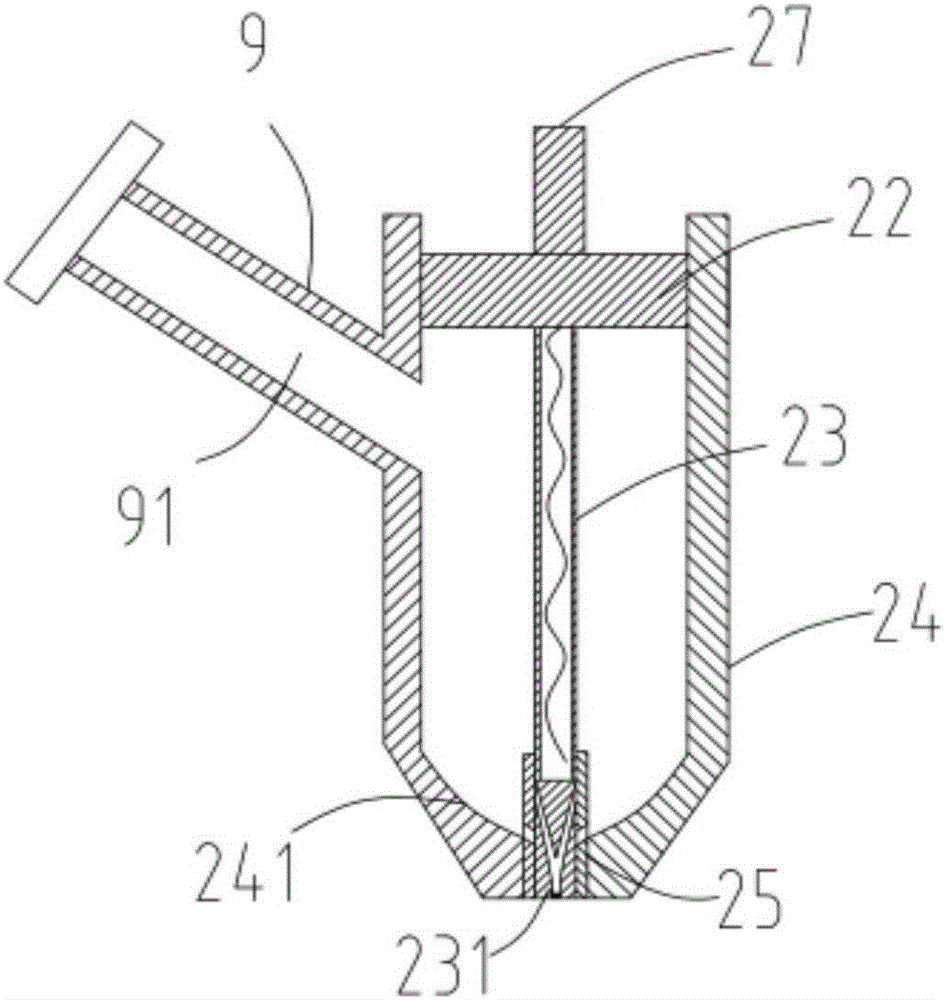 Blocking-prevention glue injection device of battery