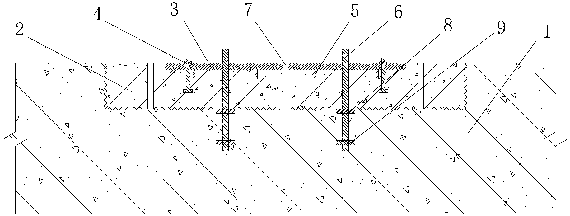 Steel structure and foundation pre-burying connection structure and construction method