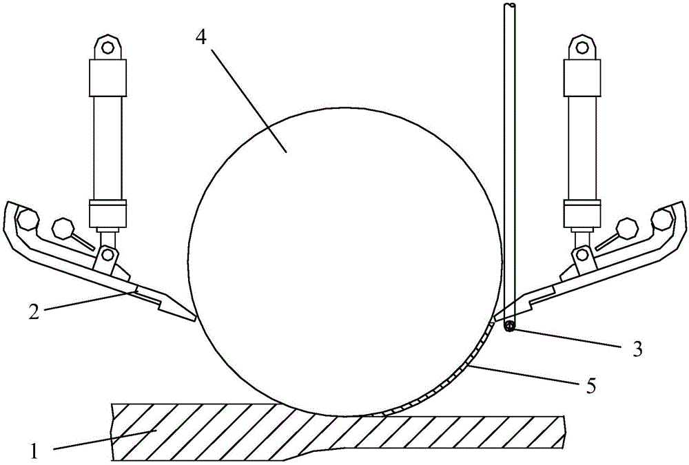 Device for suppressing roll oxidation rate and application method thereof