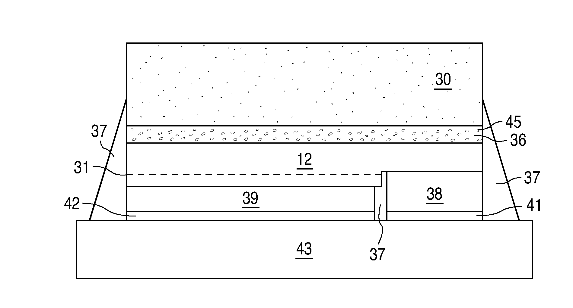 Light Emitting Device Including Luminescent Ceramic and Light-Scattering Material