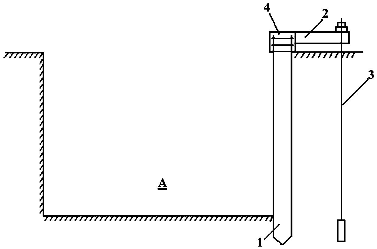 Foundation pit external support structure