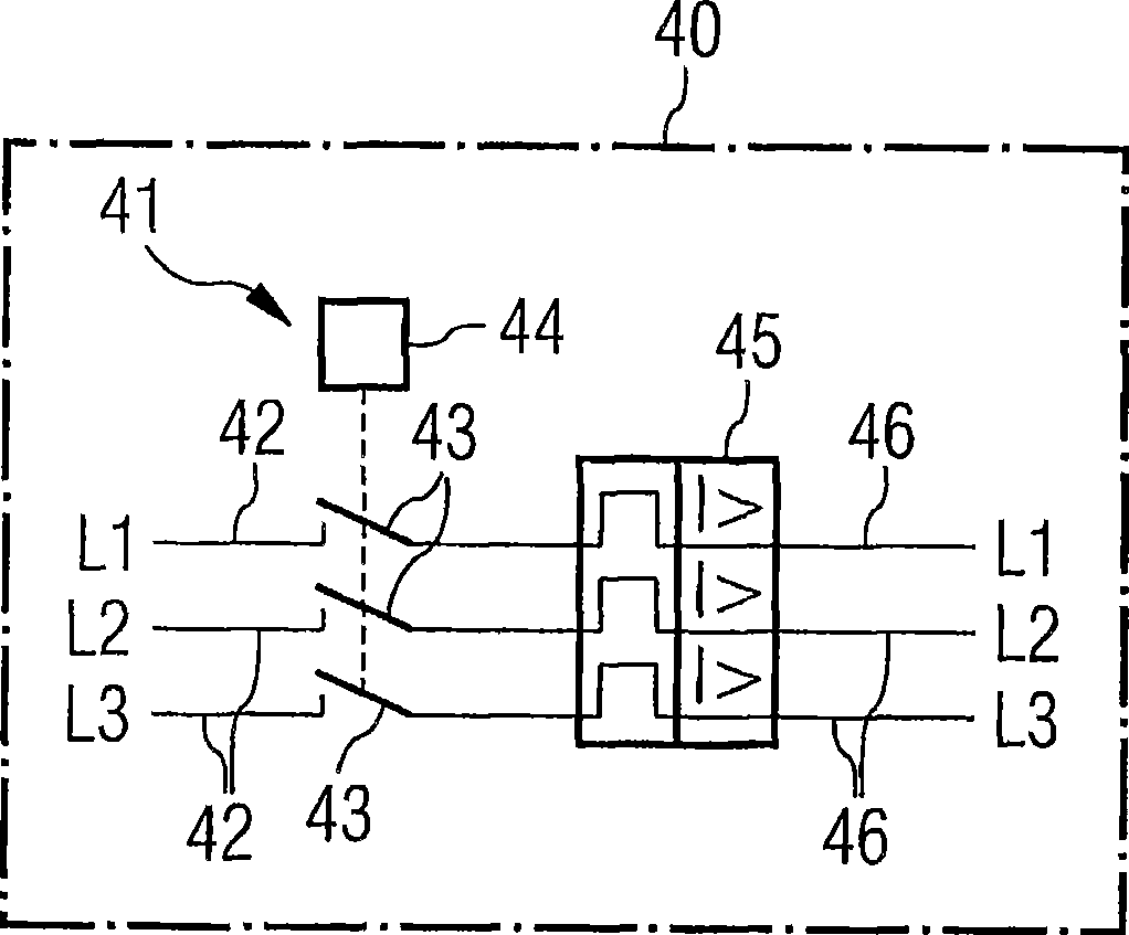 Switch apparatus especially compact starter