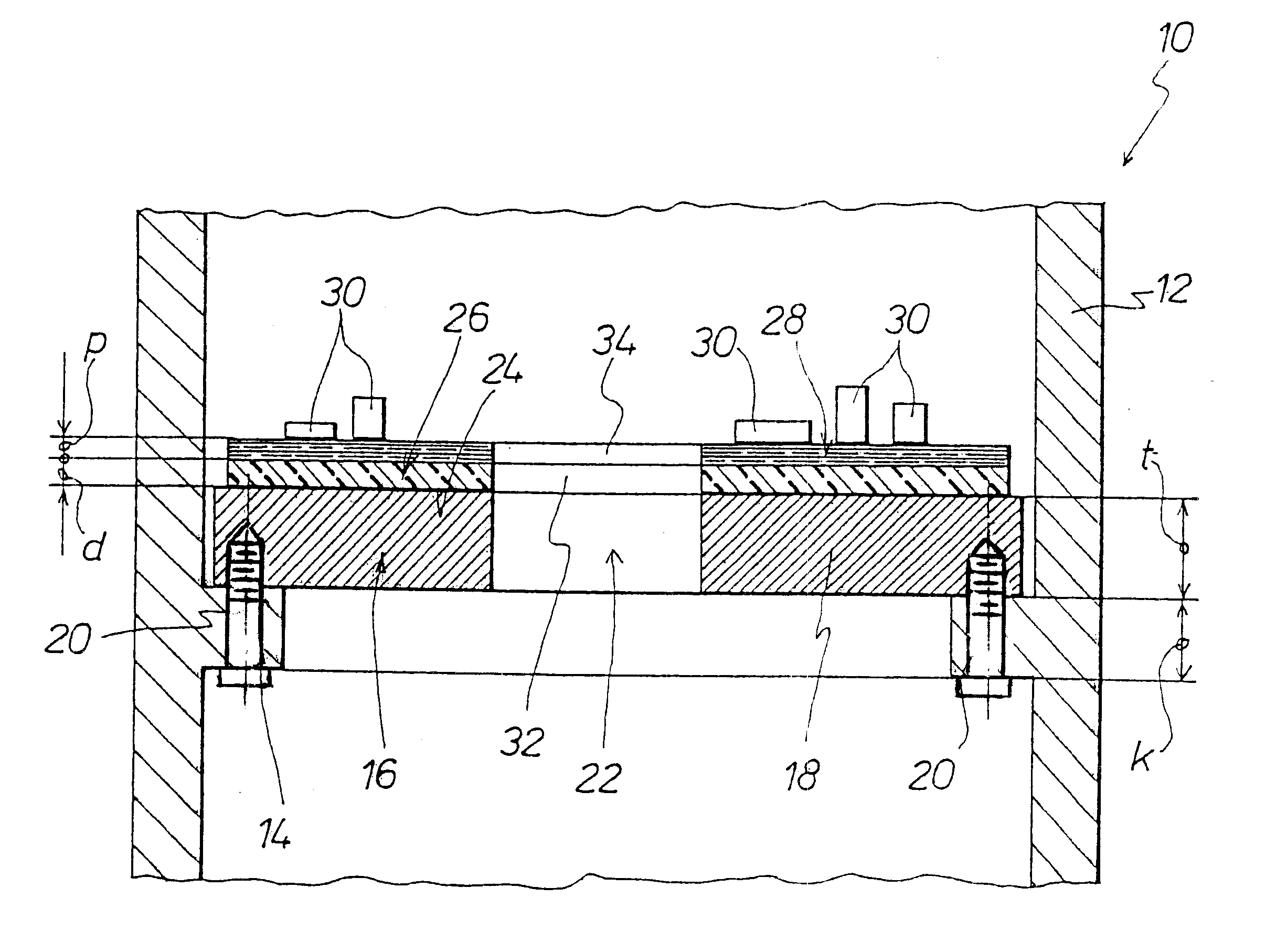 Arrangement for supporting a circuit board