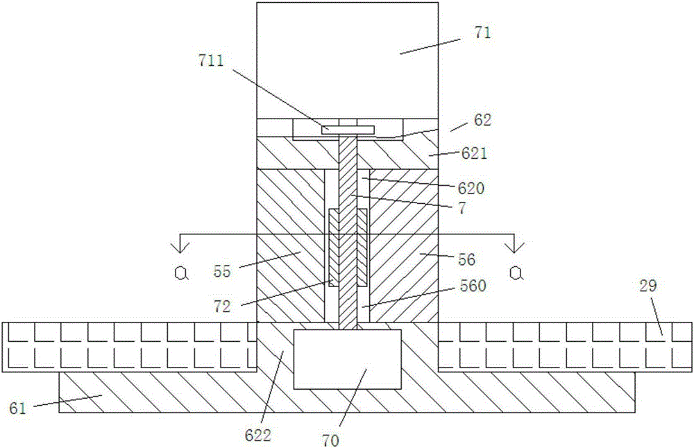 Plate fixing device for welding provided with double motors