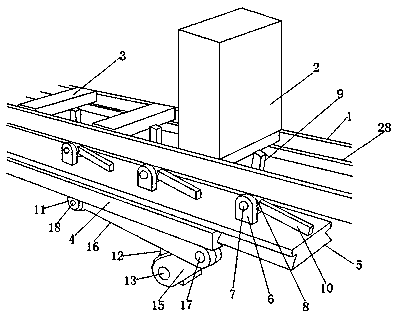 Material conveying mechanism with controller