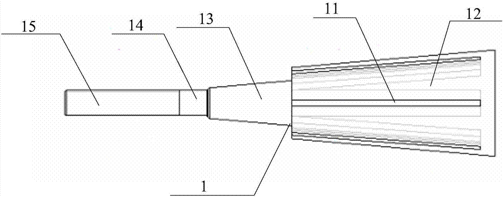 Expanding pulling-out device in diesel engine cylinder sleeve