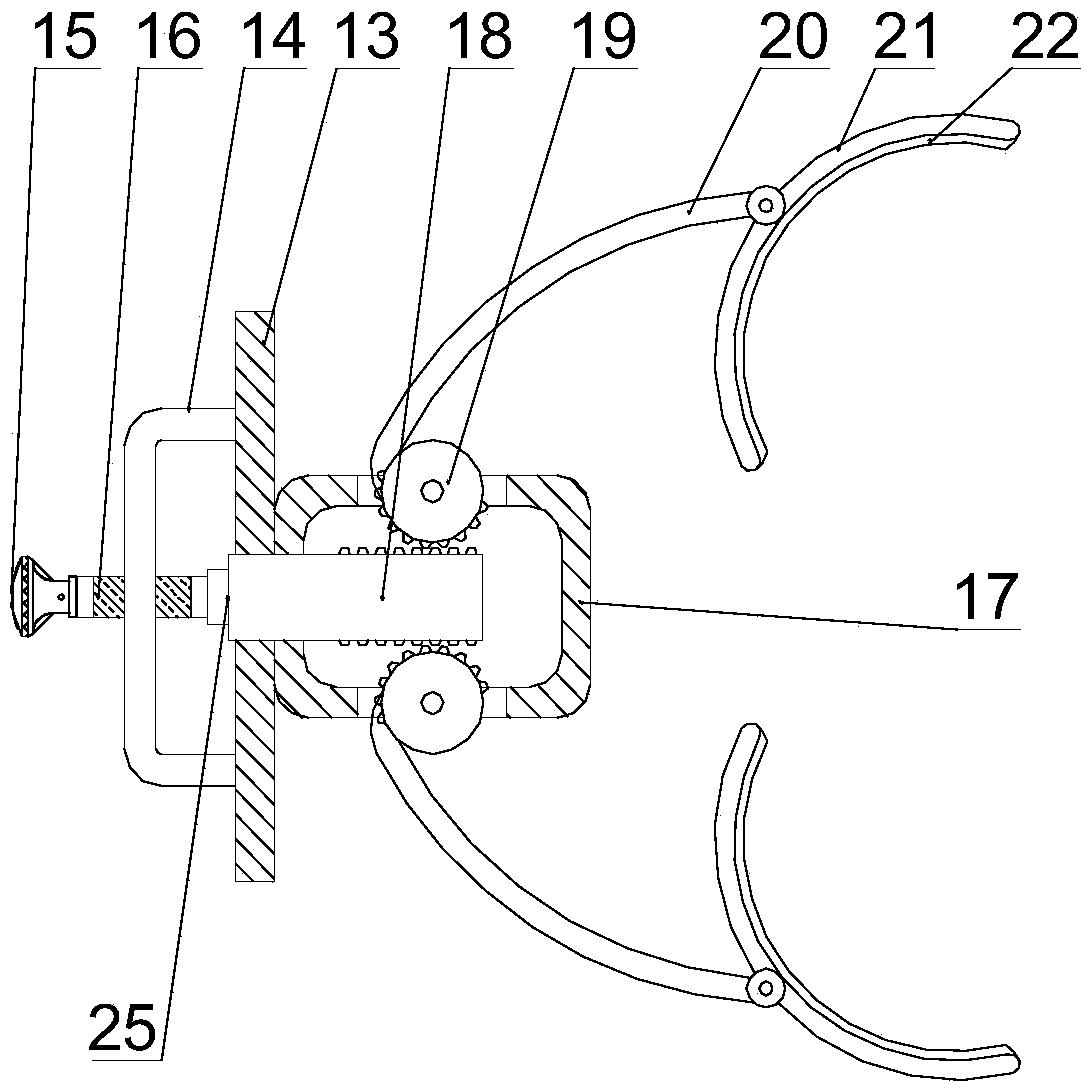 Fixing frame for livestock breeding cattle treatment