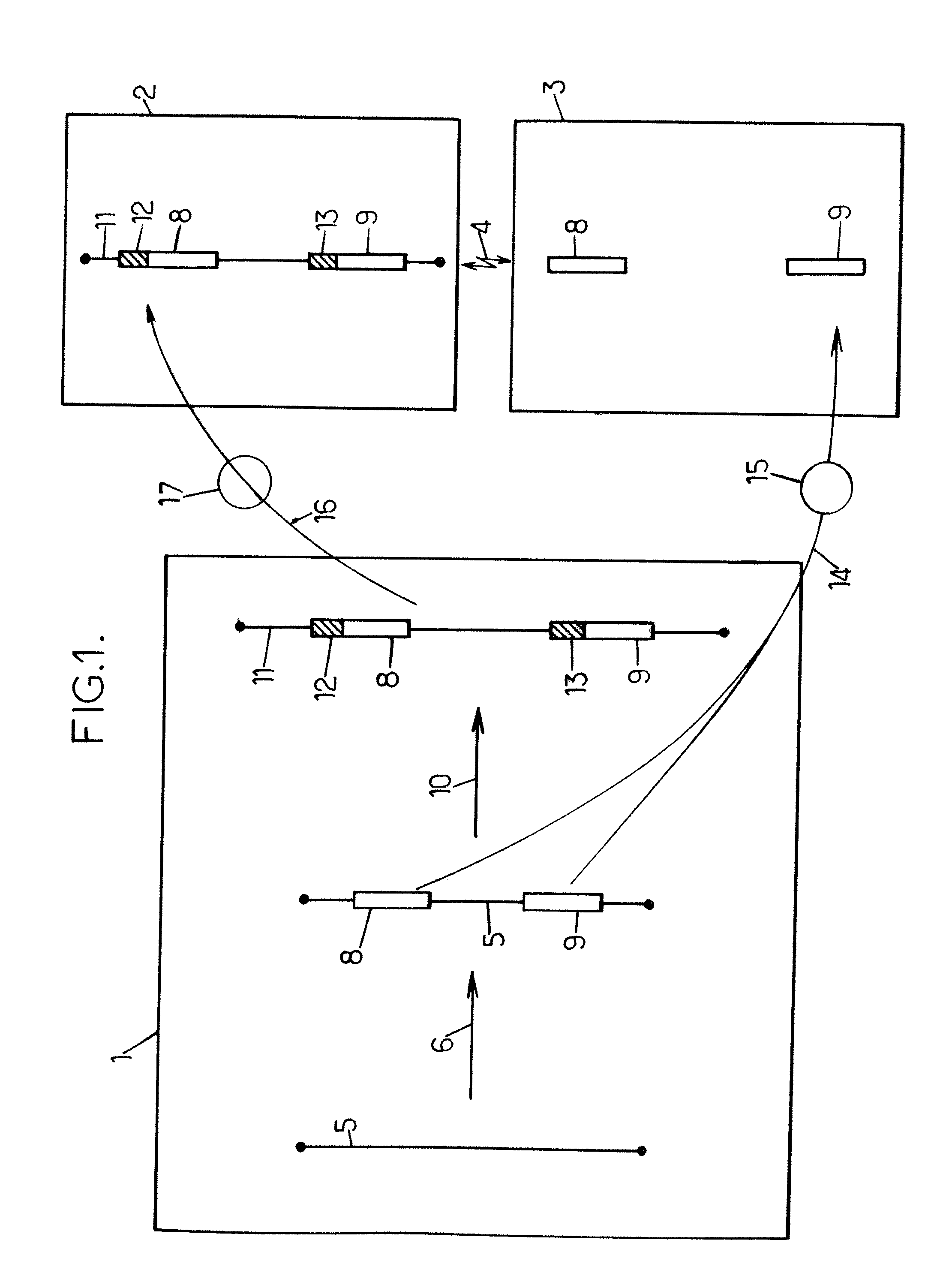 Method for allowing distributed running of an application and related pre-processing unit