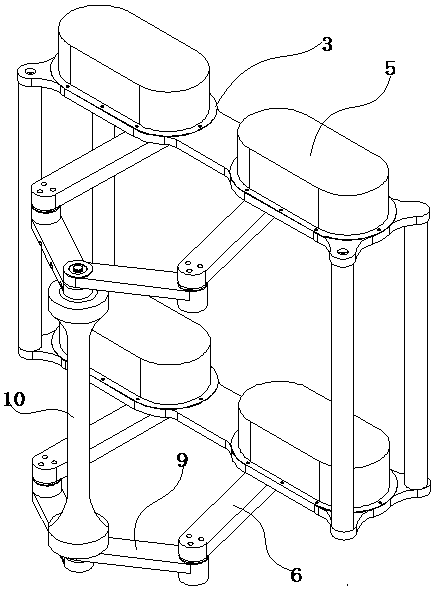 Tension manipulator tire grinding device