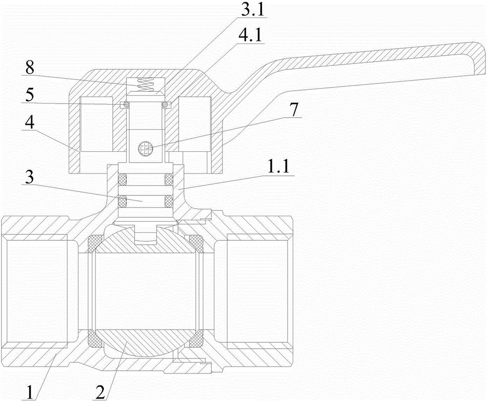 Anti-tamper ball valve