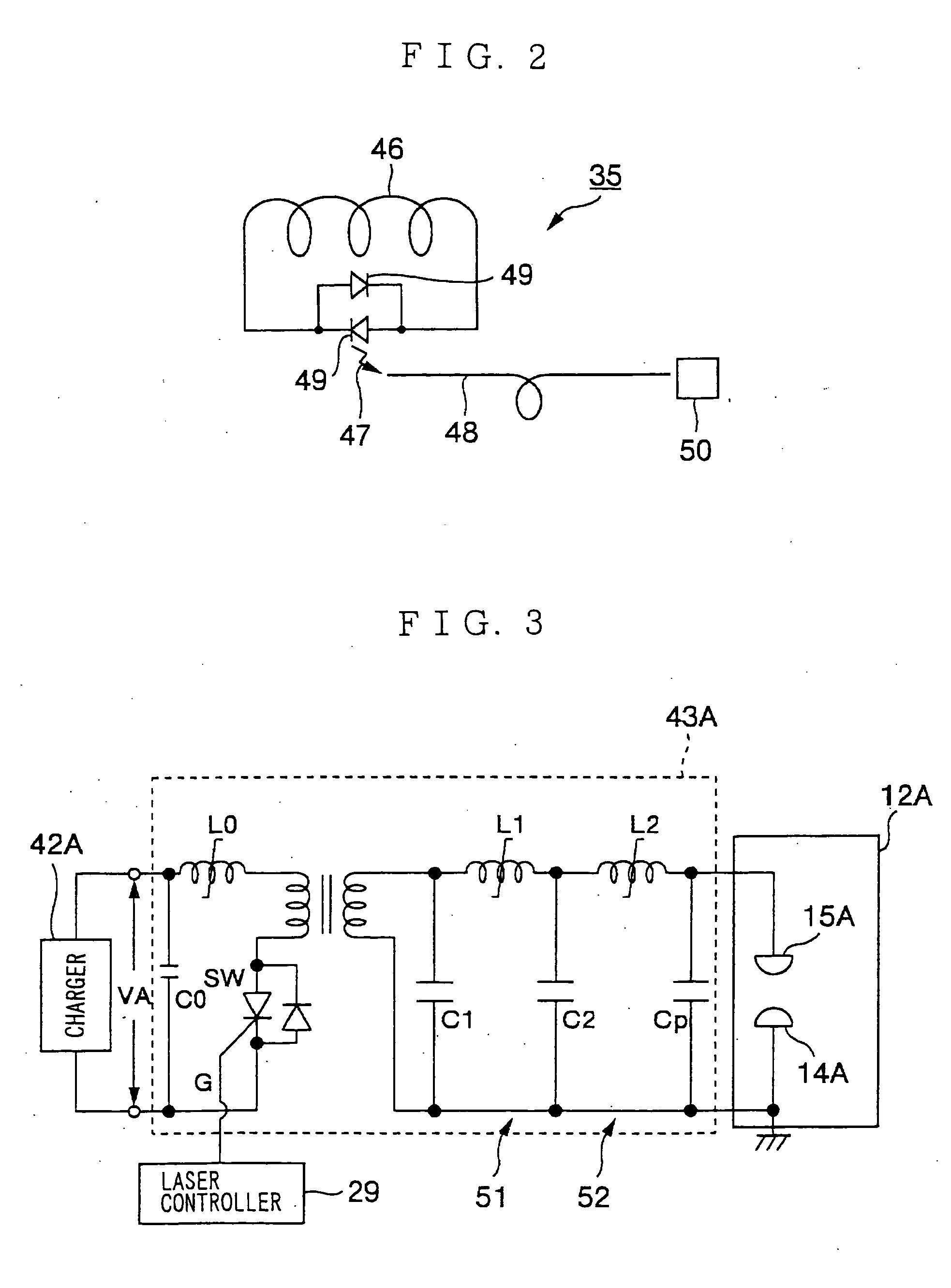 Injection locking type or MOPA type of laser device