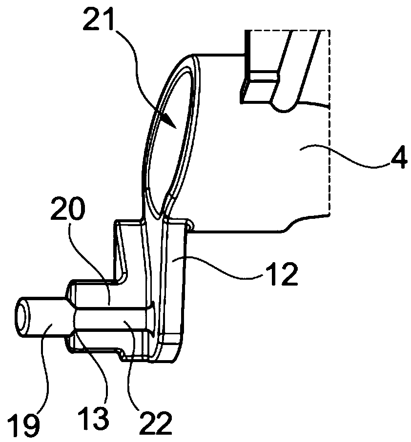 Air mixing damper arrangement