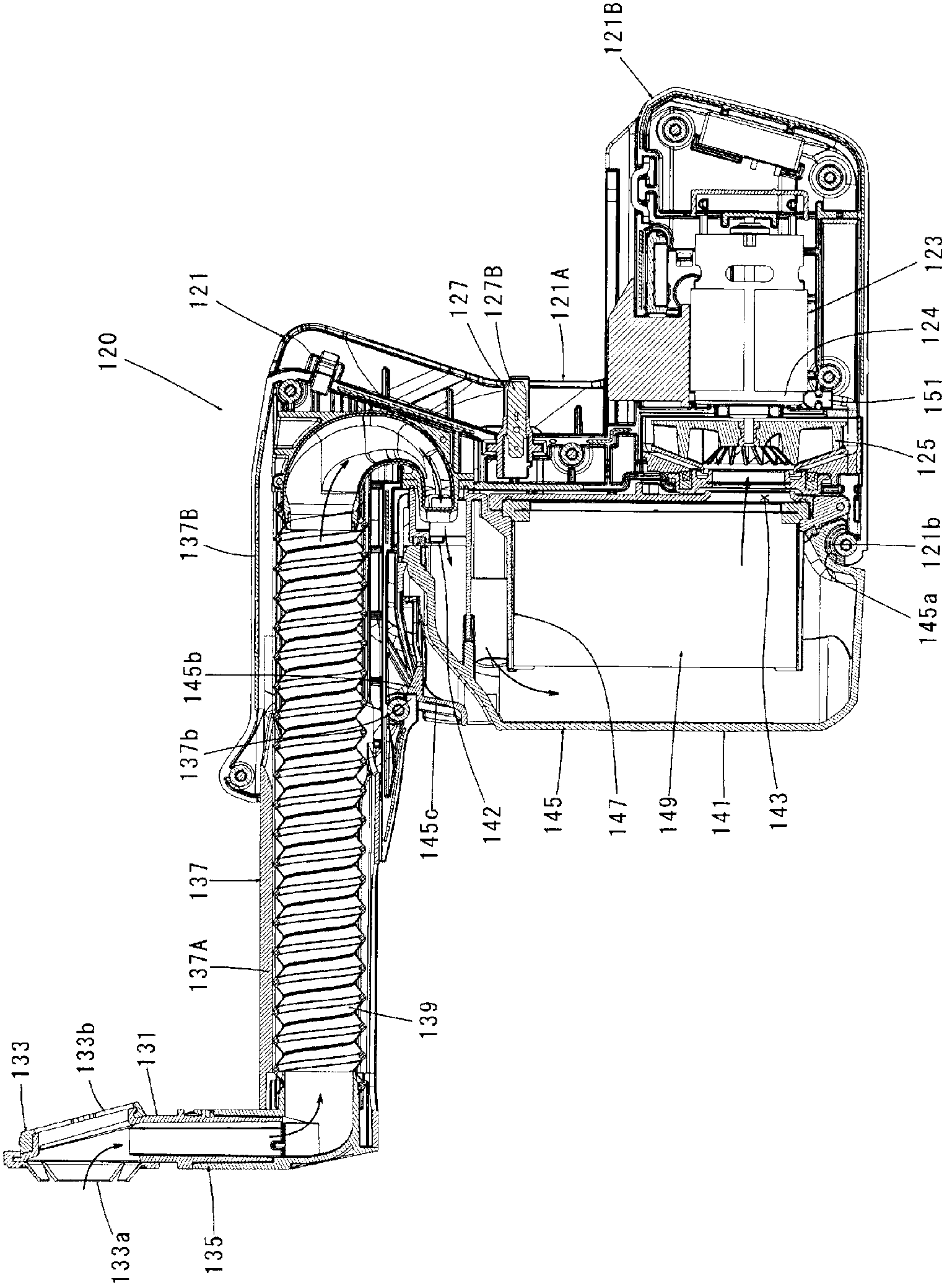 Dust collecting device