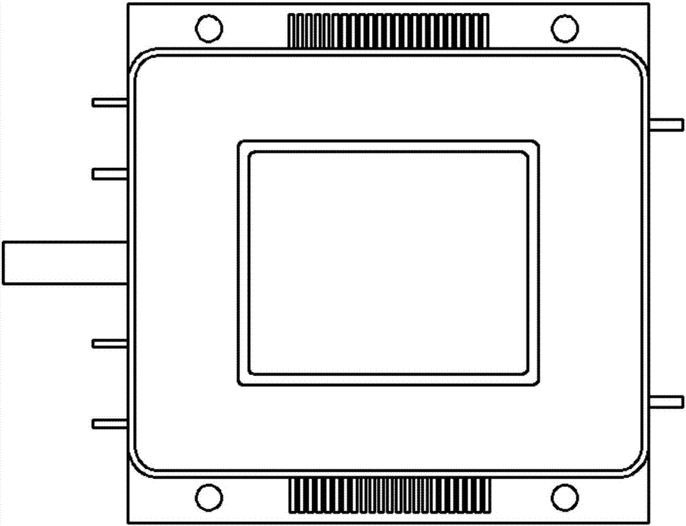 Focal plane infrared detector assembly packaging structure integrated with multistage thermoelectricity refrigerator