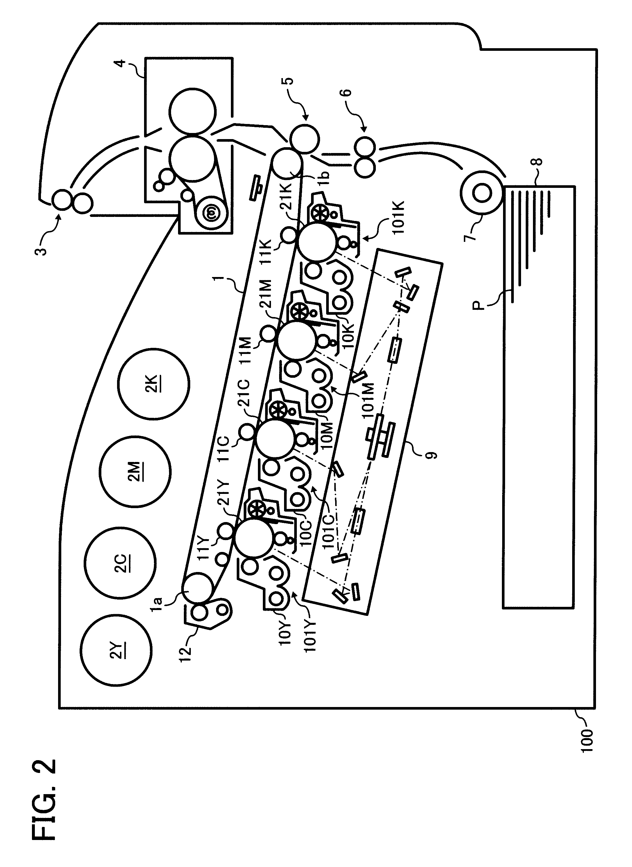 Image forming apparatus including a fixing apparatus capable of effectively maintaining fixability for an extended period of use