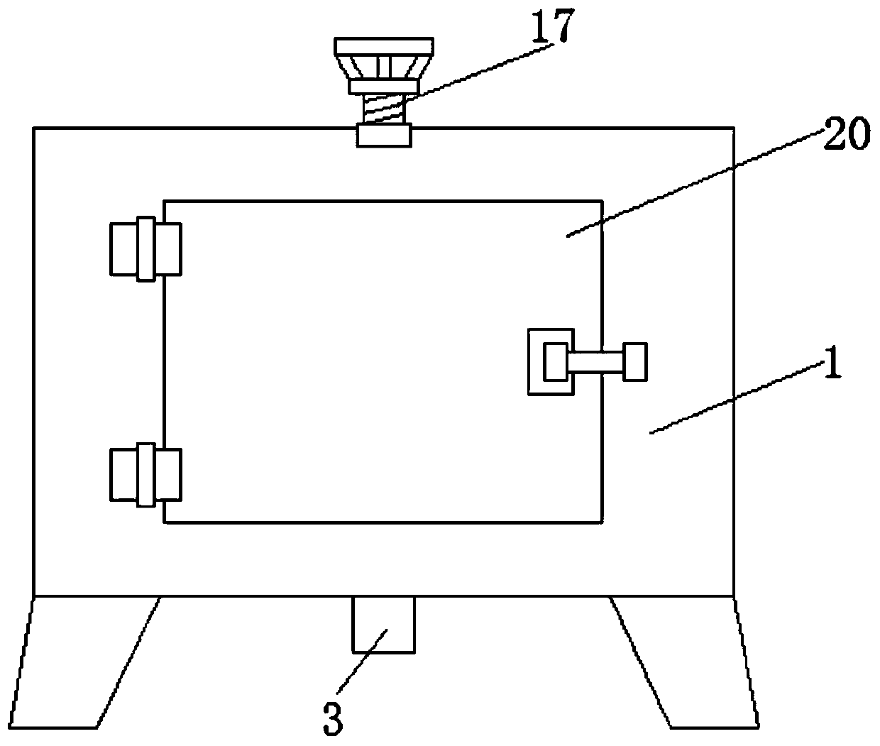 A grinding device for automobile brake disc production