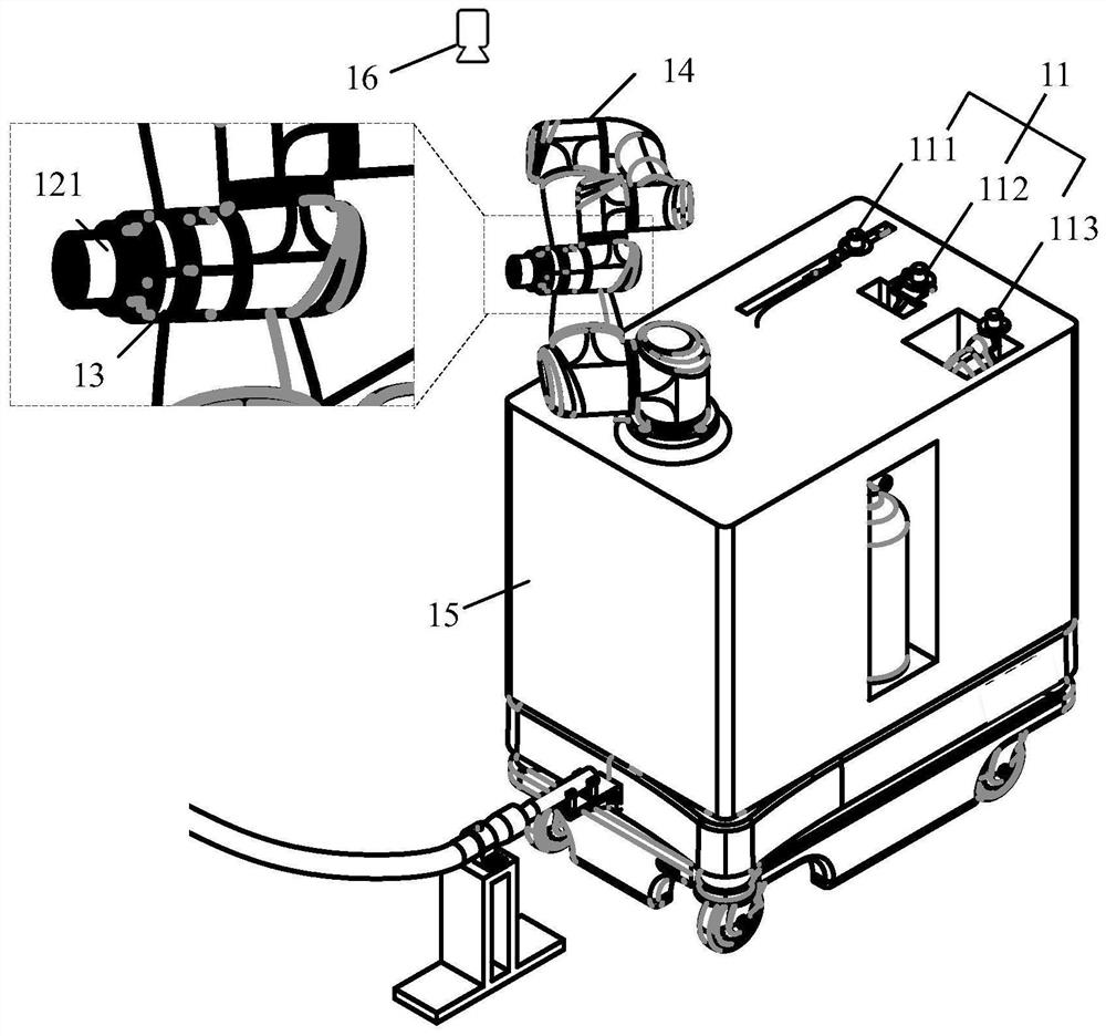 Tracheal intubation intelligent robot system for preventing respiratory viruses from spreading