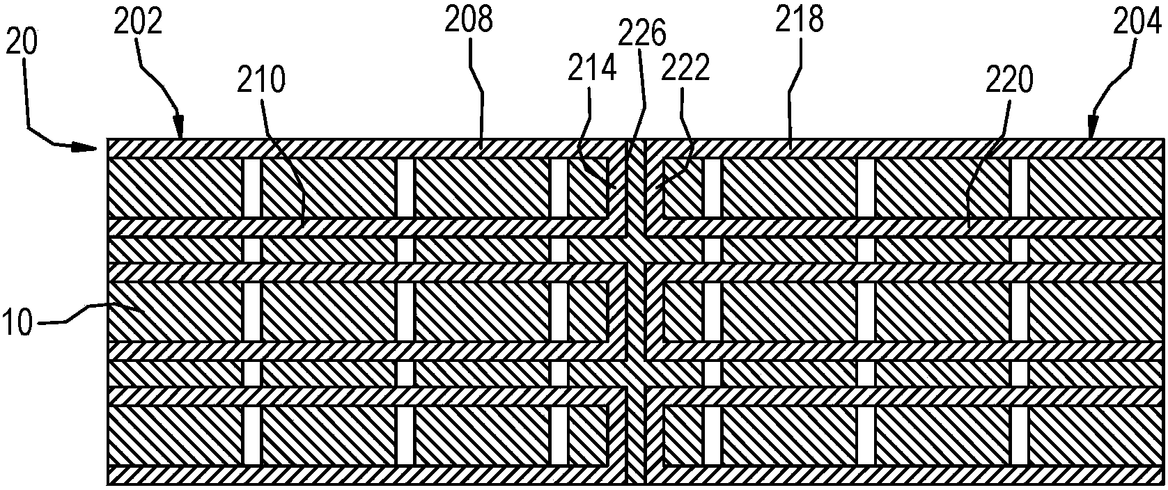 Improved electrode structure of touch control screen