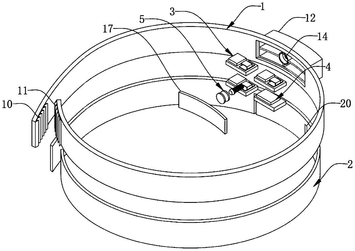 Fall-down-proof monitoring equipment