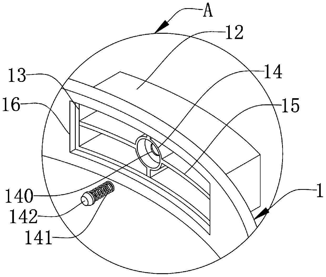 Fall-down-proof monitoring equipment