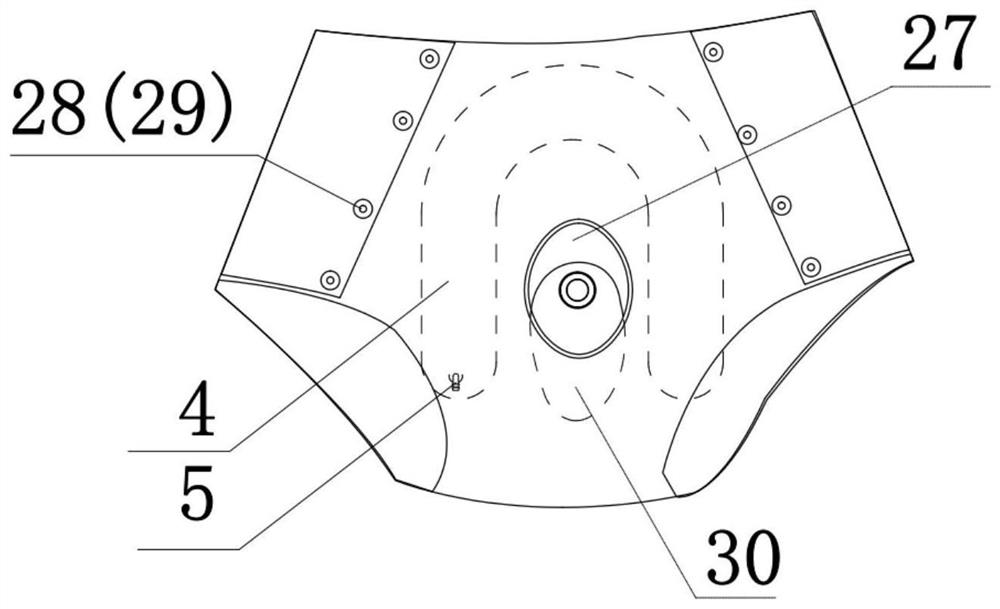 Drainage device for male incontinence