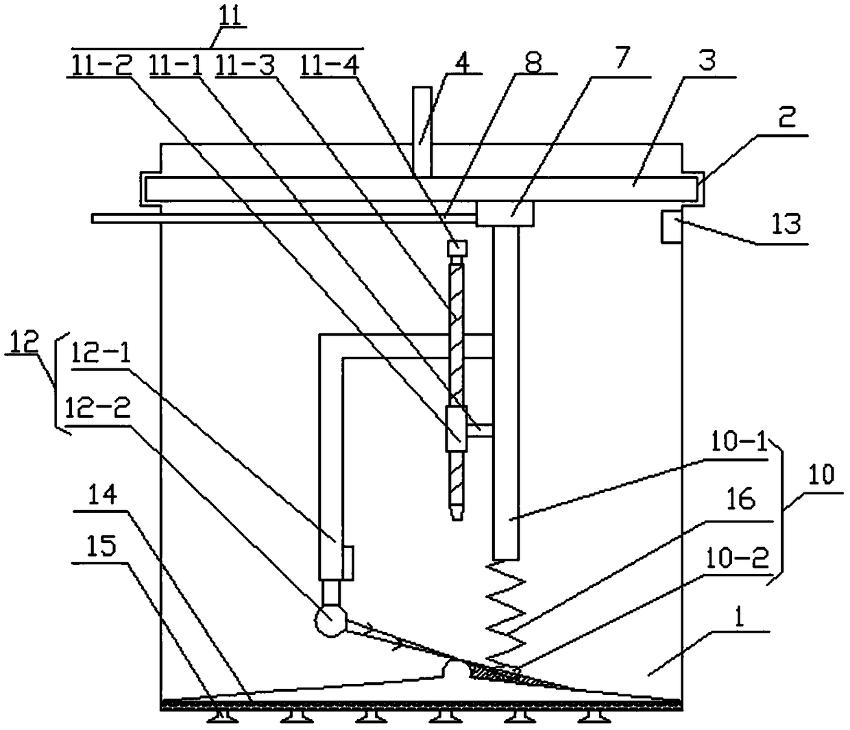 Wind turbine blade gas bubble detection apparatus