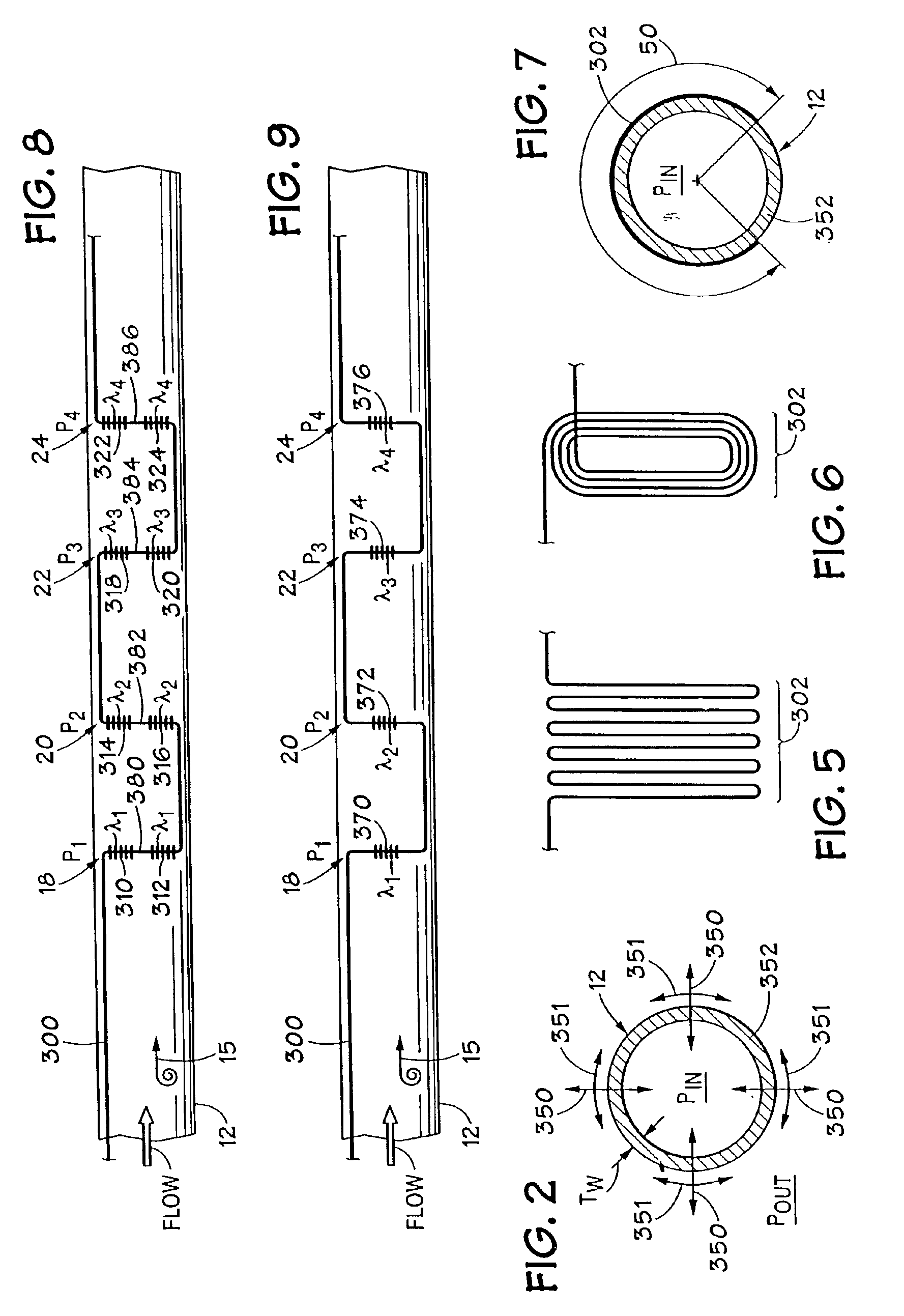 Apparatus and method having an optical fiber disposed circumferentially around the pipe for measuring unsteady pressure within a pipe