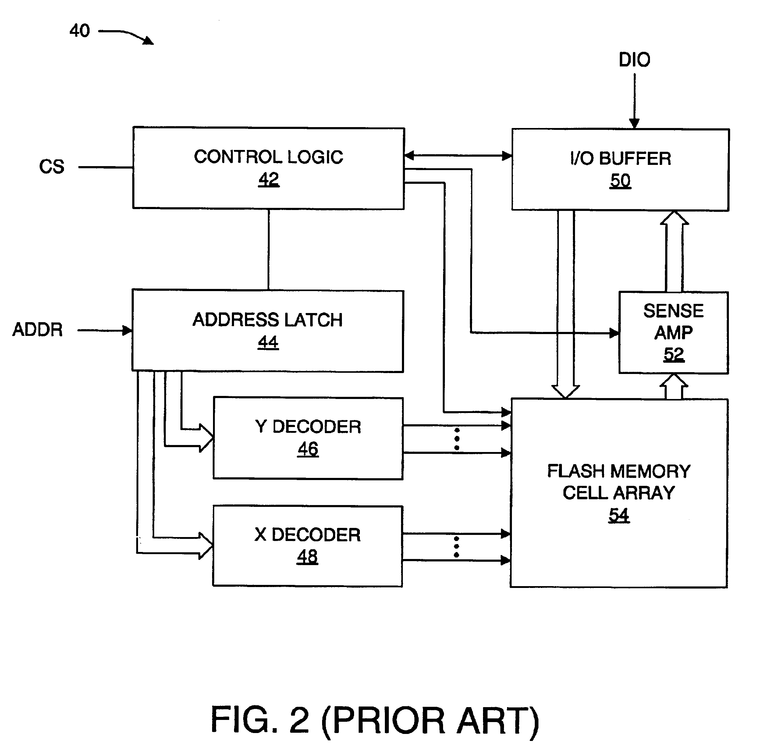 Method and apparatus for multiple byte or page mode programming of a flash memory array