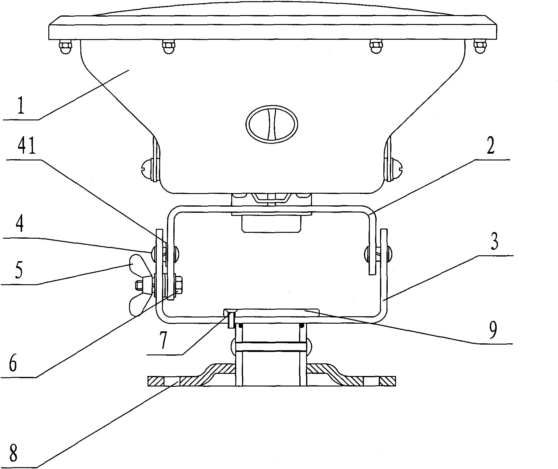 Lamp installing bracket and lamp thereof