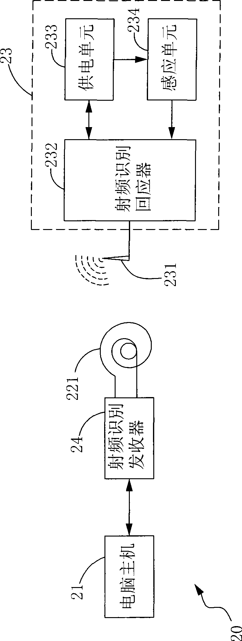 Electricity-saving wireless input apparatus and system