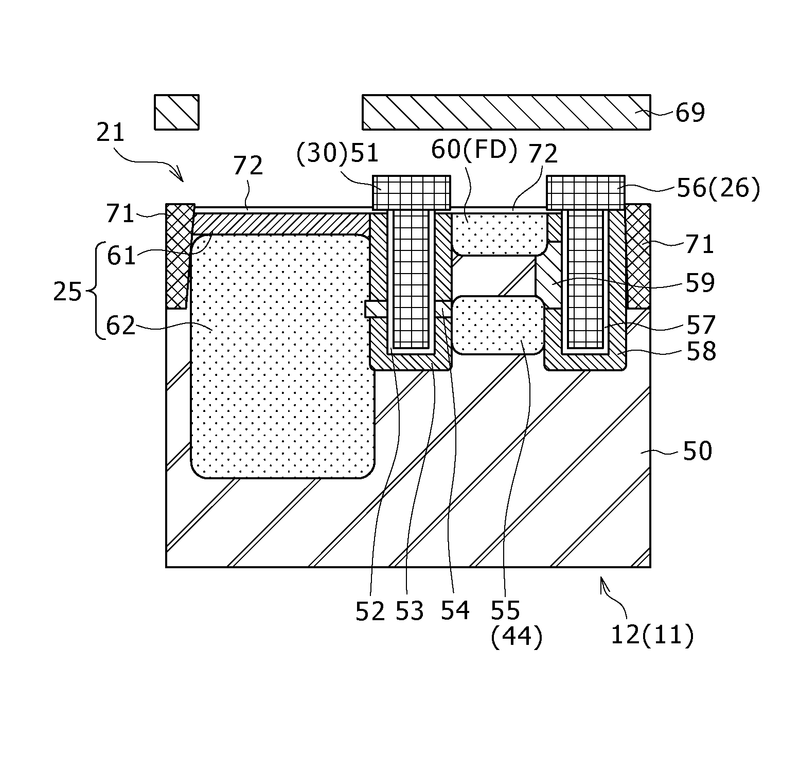 Solid-state image pickup device, image pickup apparatus including the same, and method of manufacturing the same