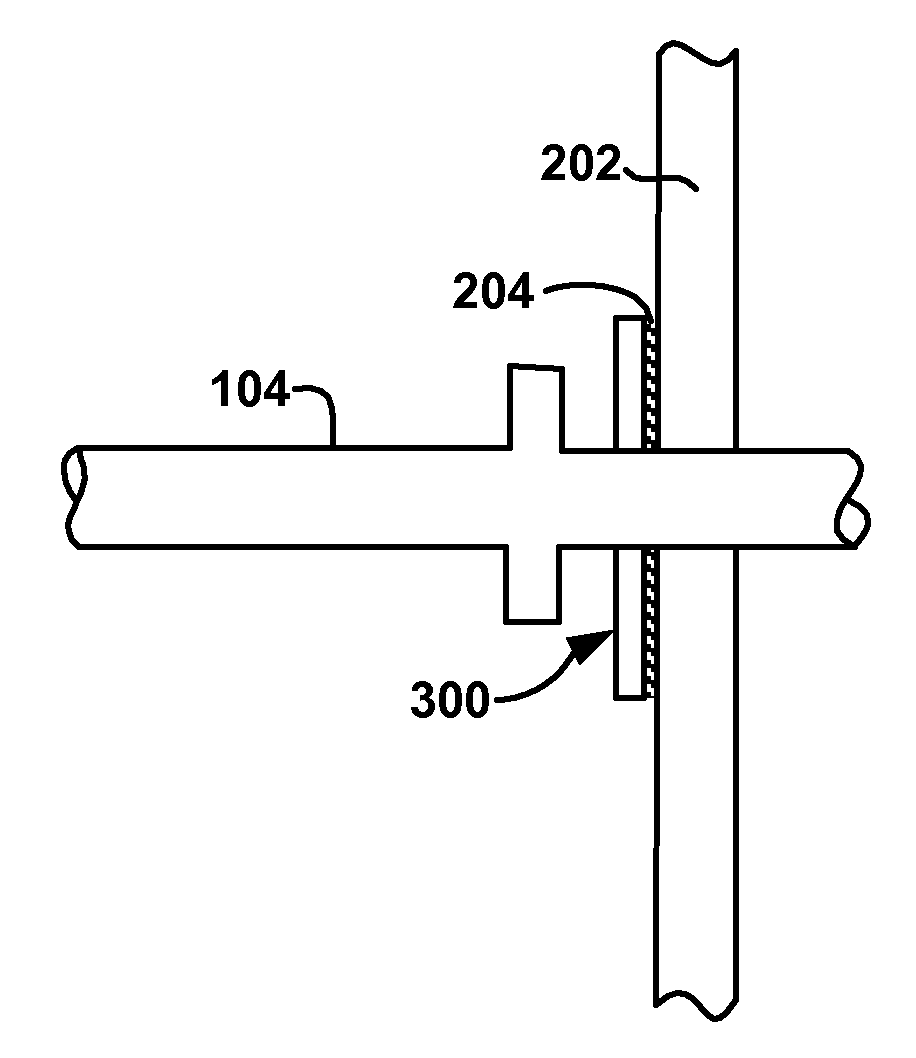 Devices and methods to create and maintain the patency of an opening relative to parenchymal tissue of the lung