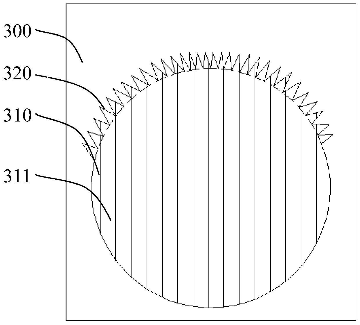 Large-diameter corrugated pipe pulverizer and production method thereof