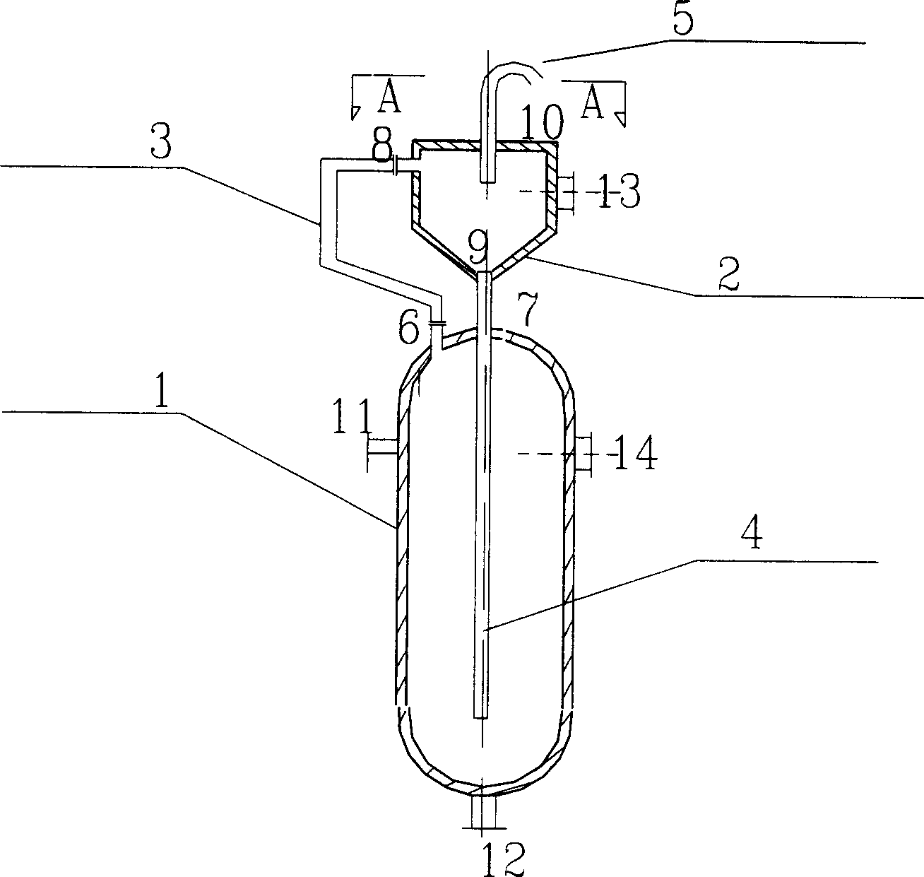 Heat carrier set in blowout prevention type