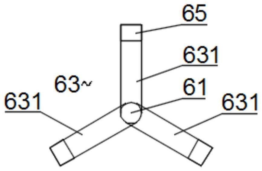 Grinding and dust collecting device for wooden cabinet production