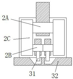 3D printing head feeding device