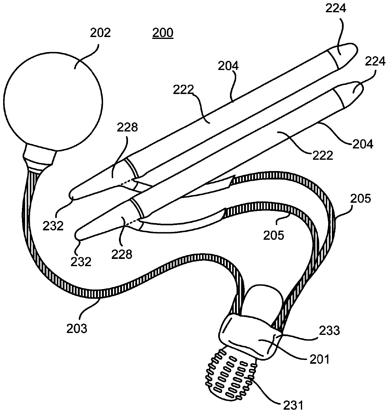 Inflatable penile prosthesis with reinforced members