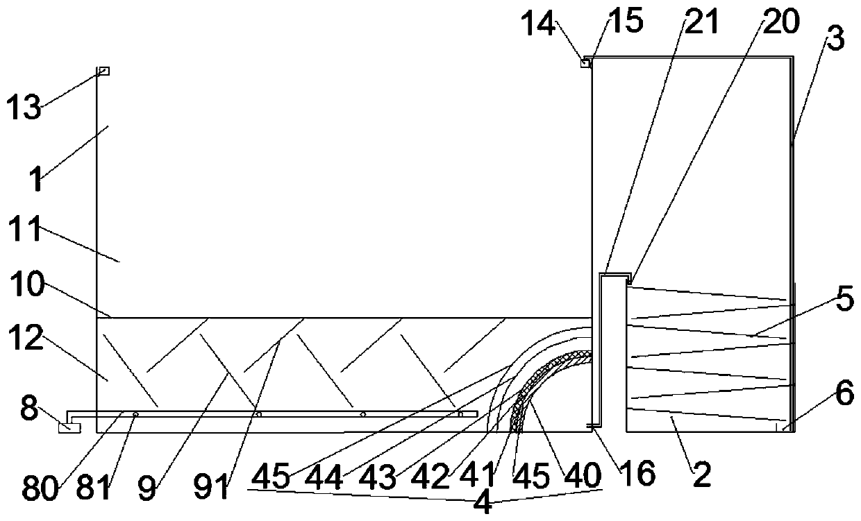 Culture method of Penaeus vannamei in flowing water