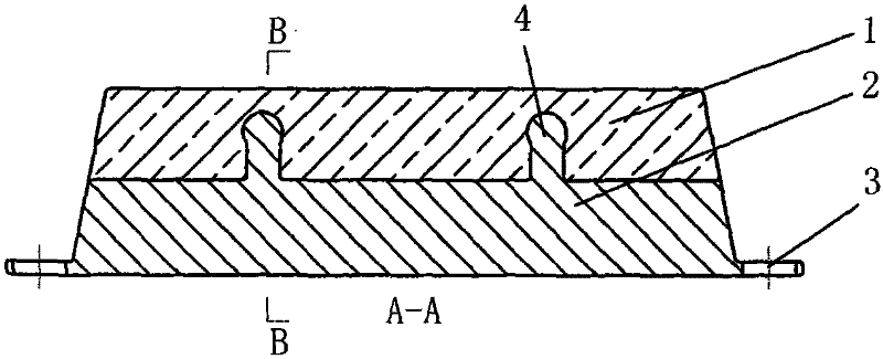 Protection block of motor vehicle and manufacturing process thereof